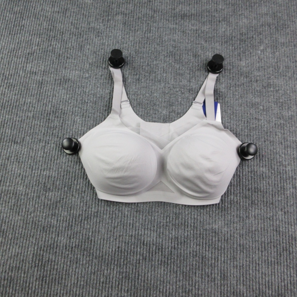 Honeylove Bra Womens 36DDD Gray T-Shirt Wireless Molded Full Coverage NWT